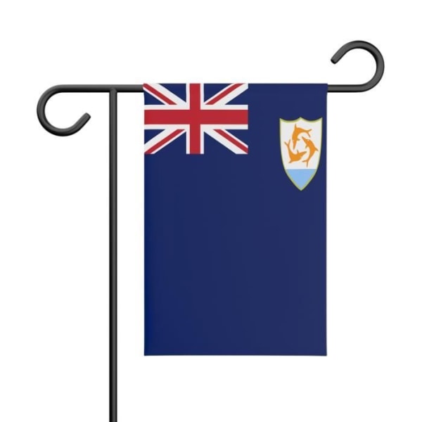 Anguilla Flag Garden Flag Tillverkad av slitstark polyester, denna flagga är väderbeständig. Anguillas flagga