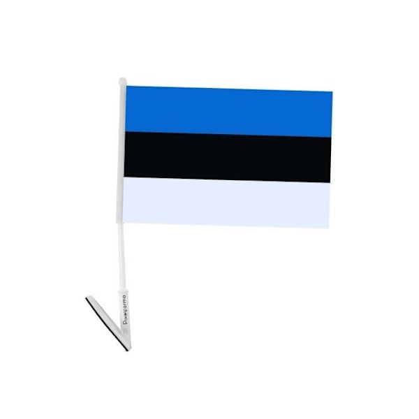 Selvklæbende Estlands flag 10 stykker 14x21cm