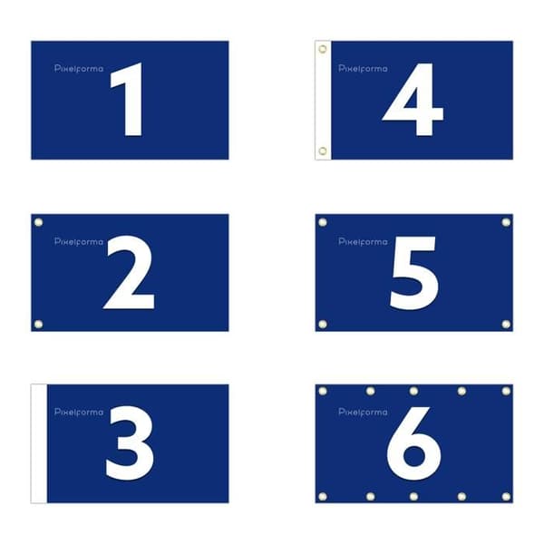Martinique flaggversion 3 96x144cm i polyester