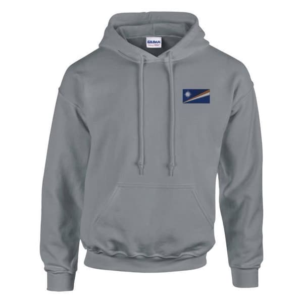 Huppari - PIXELFORMA - Marshallinsaarten lippu - Harmaa - Puuvilla/Polyesteri - Säädettävä Grå M