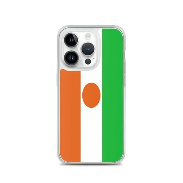 Coque - iPhone - Niger Flag - Blød - Silikone - Fuld beskyttelse Nigers flagga
