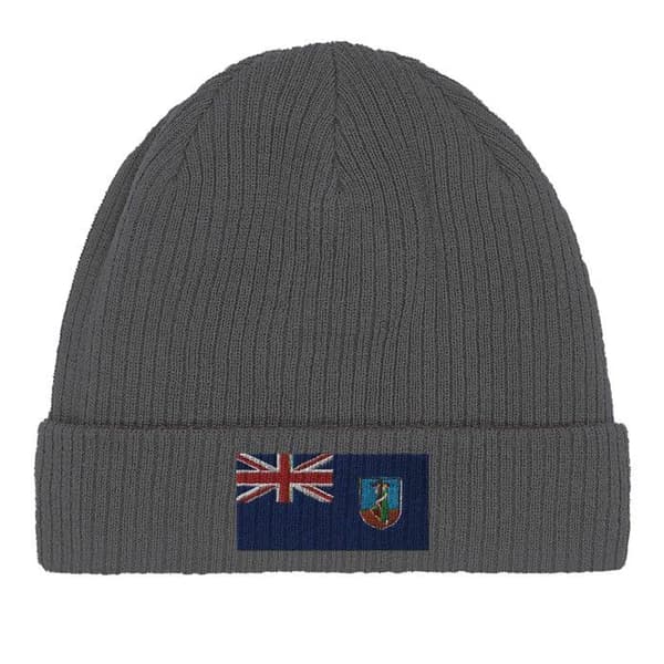 Bonnet Drapeau Montserrat i Grå Grå