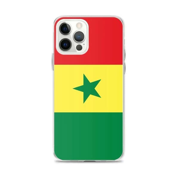 Coque Telefon Flag Senegal - iPhone 12 Pro Max Flerfärgad