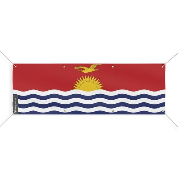 Kiribatin lippulippu 8 silmukkaa 90x270 cm