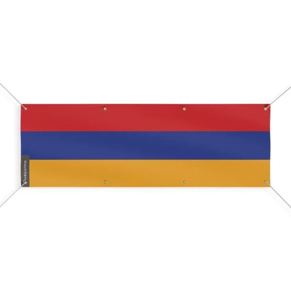 Armenian lippulippu 8 silmukkaa 180x540 cm