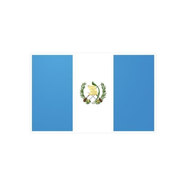 Guatemalas flagga klistermärke 4,0x6,0cm i 1000 bitar