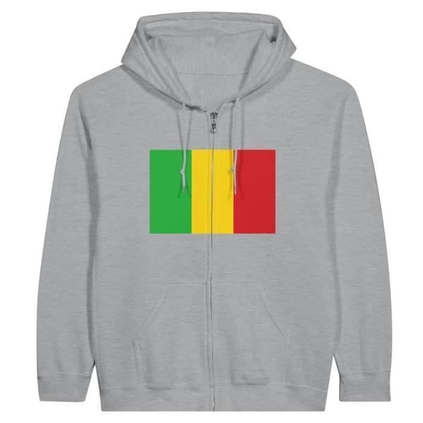 Huppari - PIXELFORMA - Malin lippu - Harmaa - Pitkät hihat - Unisex Grå jag