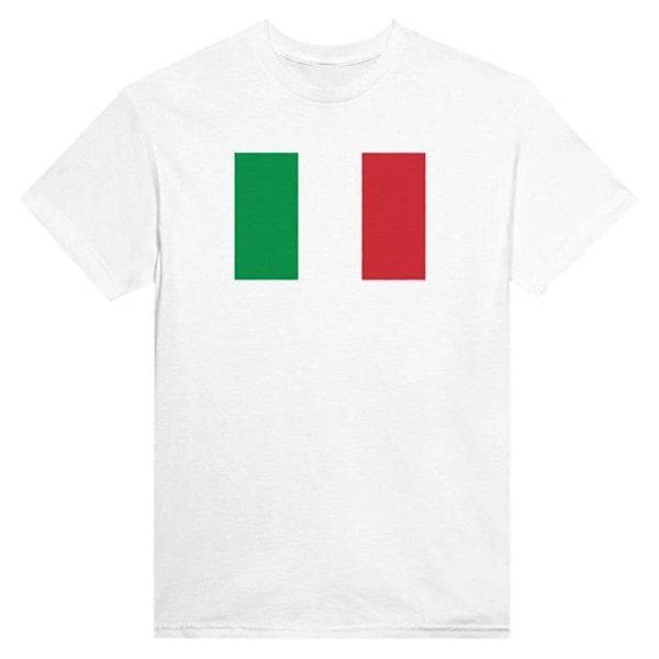 Hvid Italien Flag T-shirt Vit M