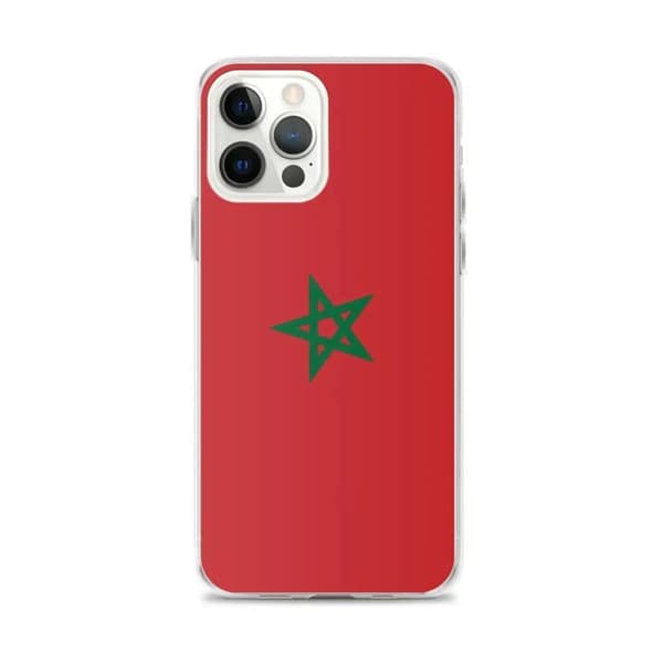 Mobilskal Flagga Marocko - iPhone 12 Pro Max Flerfärgad