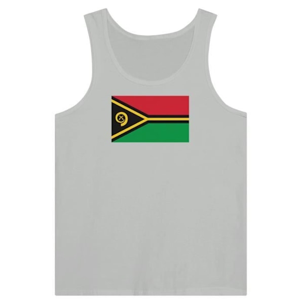 Vanuatu Flag Tank Top harmaa Grå S