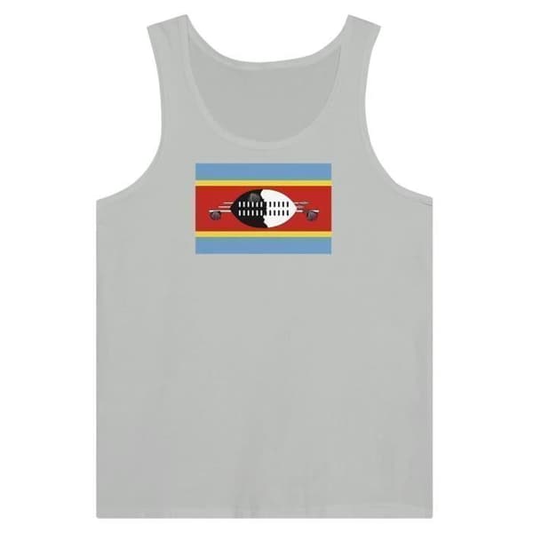 Eswatini Flag Linne i grått Grå jag