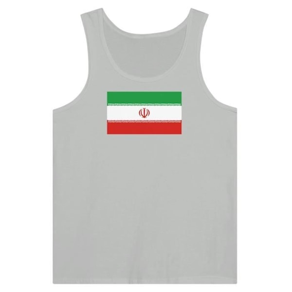 Iran Flag Tank Top i Grå Grå M