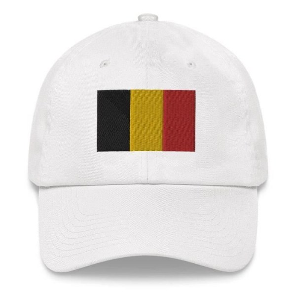 Belgian lipun lippalakki valkoinen