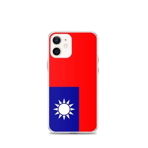 Coque til iPhone - Taiwan - iPhone 12 mini - Fuld beskyttelse - Tyndt design - Blødt silicone