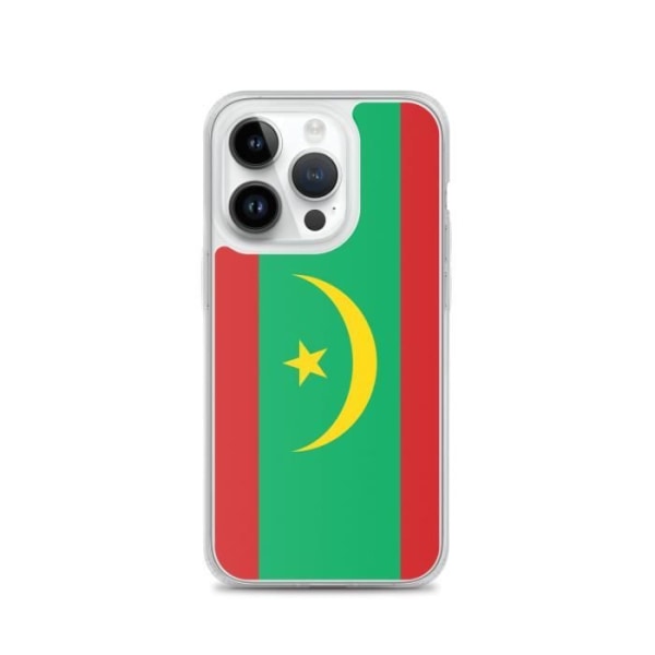 Officiellt Mauretaniens flagga iPhone 14 Pro-fodral