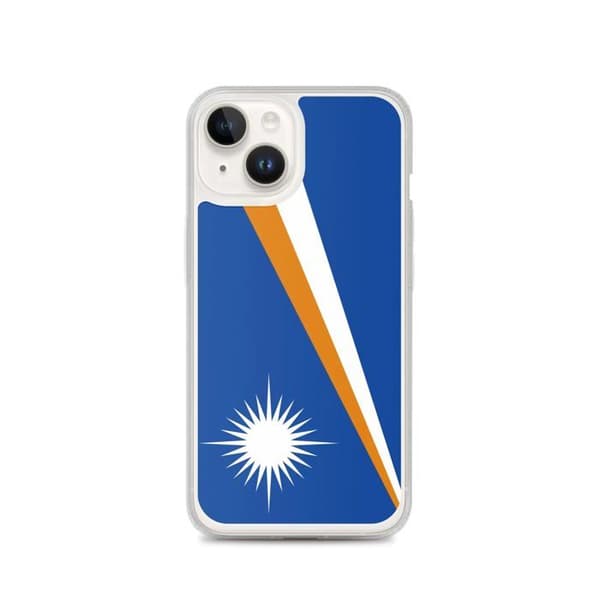 Mobilskal Flagga Marshallöarna - iPhone 14 Flerfärgad