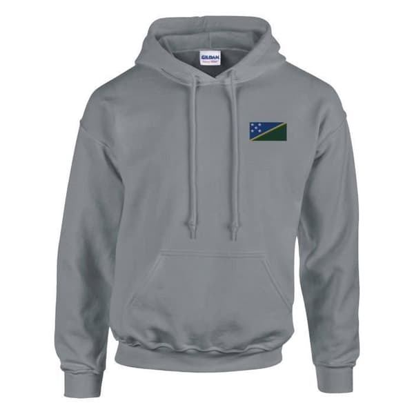 Sweat med hætte - PIXELFORMA - Salomon Flag - Grå - Lange ærmer - Hættekrave Grå S