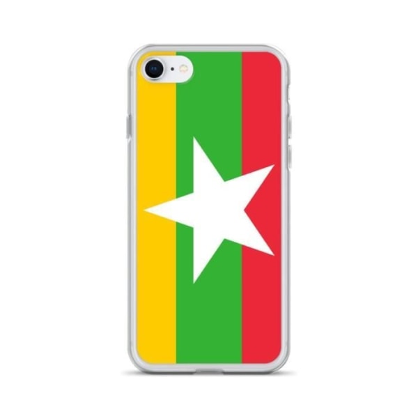 Burma flagga iPhone 6S skal Flerfärgad