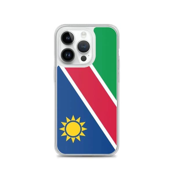Coque Telefon Flag Namibia - iPhone 14 Pro Flerfärgad