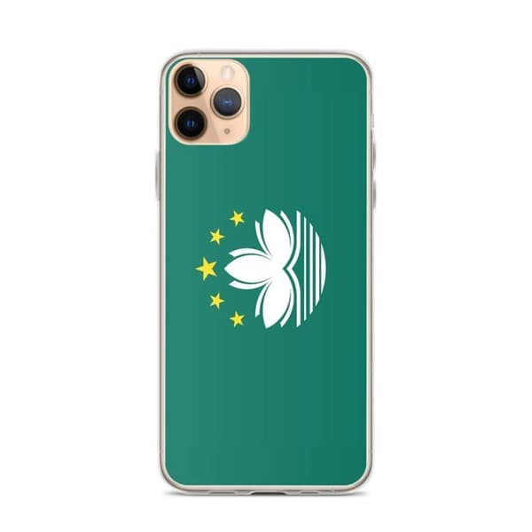 iPhone Cover - Macao - Flag - Blød - Multifarvet - Vertikalt Design Flerfärgad