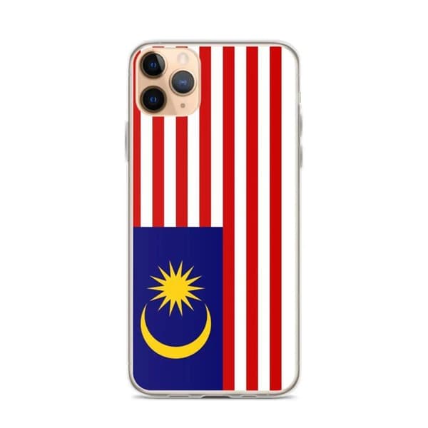 Malaysian Flag Phone Case - iPhone 11 Pro Max Flerfärgad
