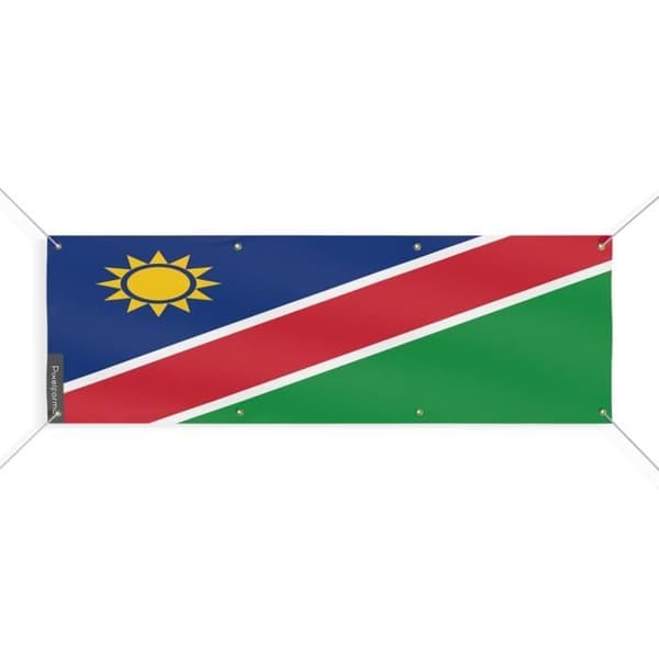Namibian lippubanneri 8 silmukkaa 200x600 cm