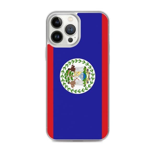 Belize-lippu iPhone 13 Pro Max -puhelinlompakko Flerfärgad