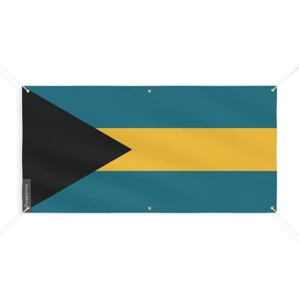 Bahaman lippubanneri 6 silmukkaa 140x280cm polyesteriä