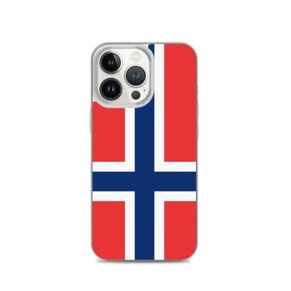 Norge Flag Telfon Case - iPhone 13 Pro Flerfärgad