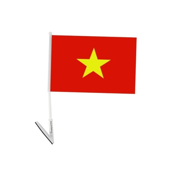 Klæbende flag Vietnam 5 stykker 14x21cm