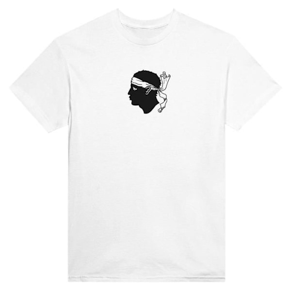 Corsica Flag T-shirt i hvid farve Vit S