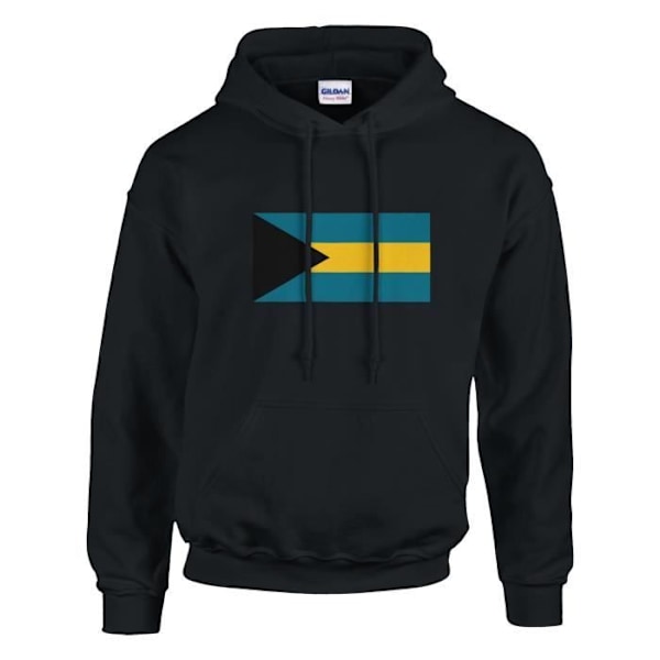 Musta Bahamas Flag -huppari Svart M