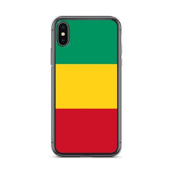 iPhone Case - Guinea Flag - iPhone XS Max - Flexible - Multicolored - Vertical Flerfärgad