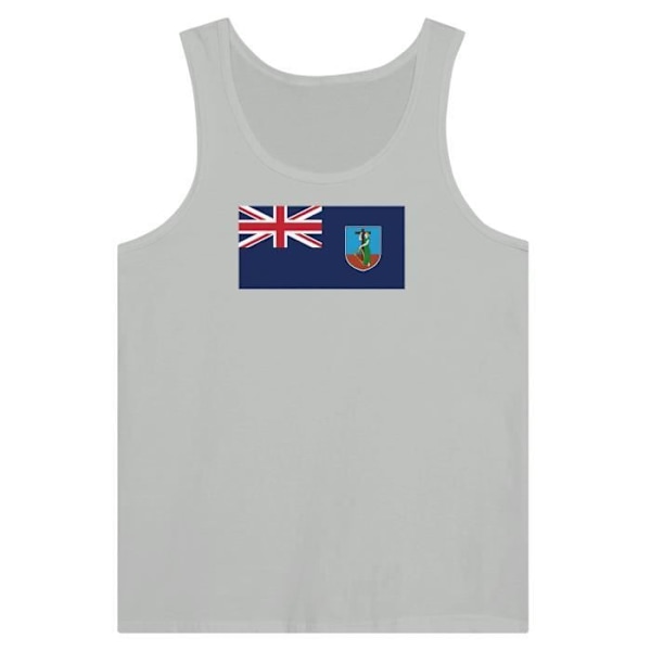 Montserrat Flag Tank Top i Grå Grå M