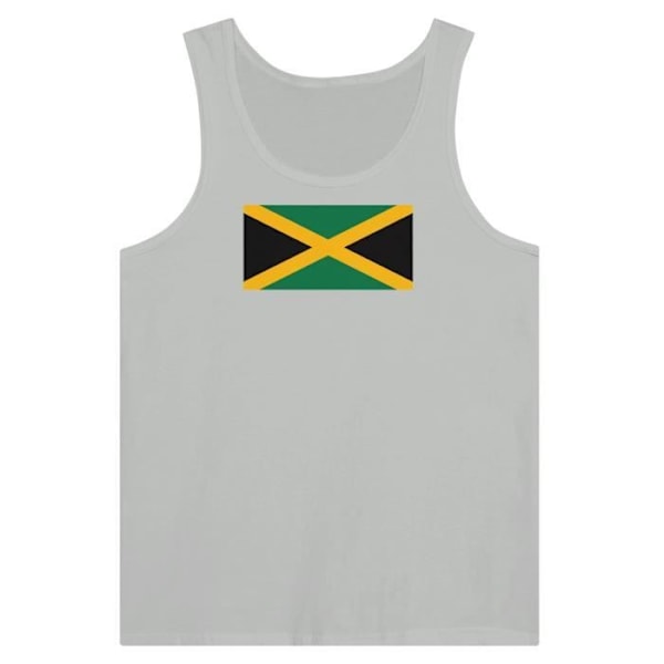 Jamaica Flag Tank Top i Grå Grå M