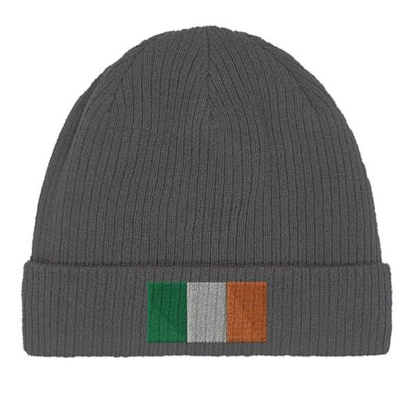 Hatt Flagga Irland i Grå Grå