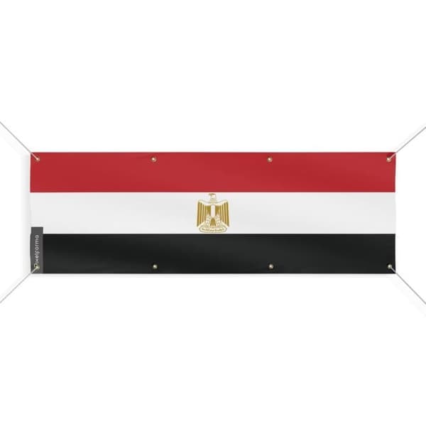 Egyptin lippubanneri 8 silmukkaa 70x210 cm