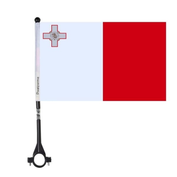 Malta cykelflag i polyester 5 stk 14x21cm