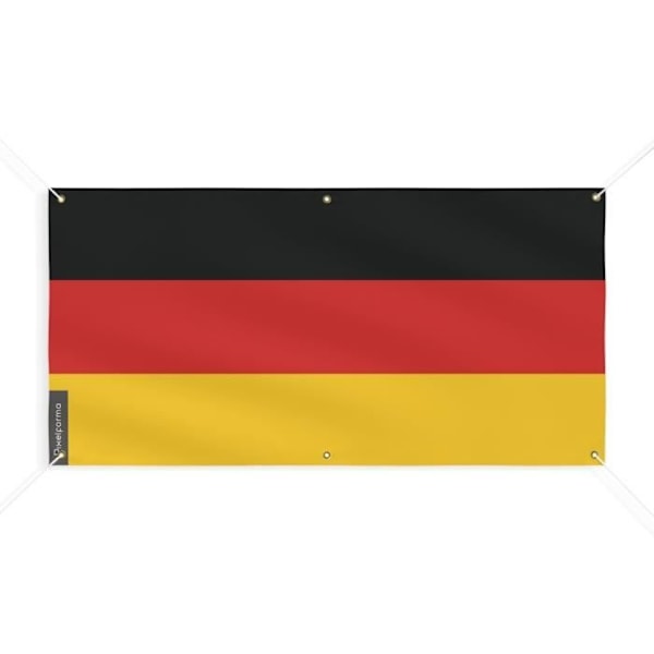 Banner Flag of Germany 6 Øjer 60x120cm i polyester