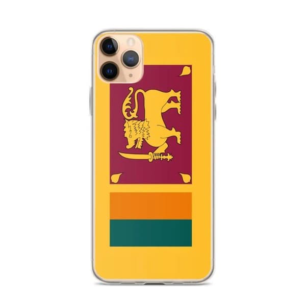 Coque Telefon Flag Sri Lanka - iPhone 11 Pro Max Flerfärgad