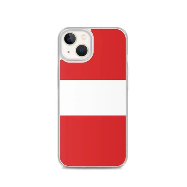 Coque til iPhone - Multifarvet - Peru's flag - Blød - Stød- og ridsebeskyttelse - iPhone 13 Flerfärgad