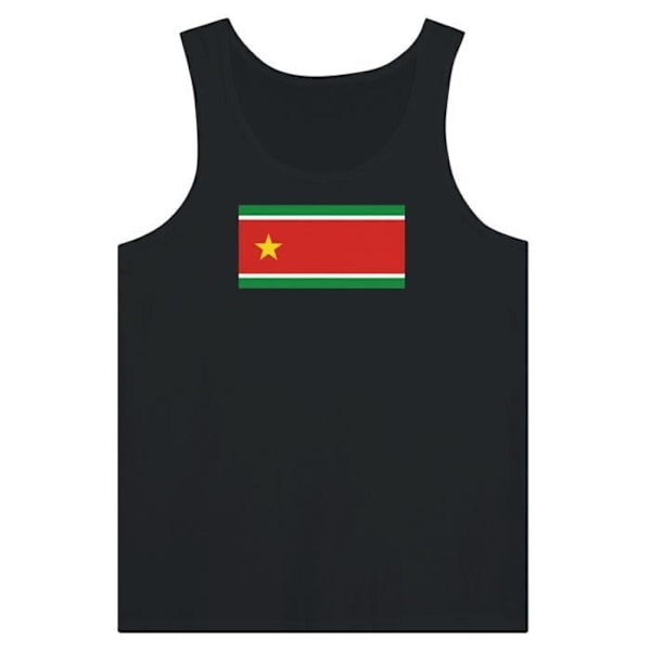 Guadeloupe Flag Tank Top i Svart Svart jag