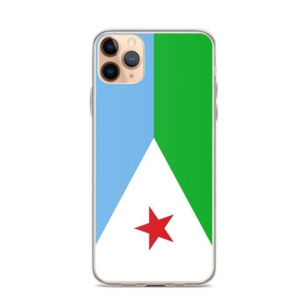 Djiboutin lippu iPhone 11 Pro Max -kotelo