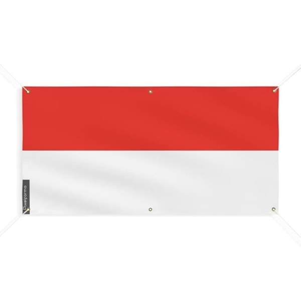 Banner Flag of Indonesia 6 Øjer 160x320cm i polyester