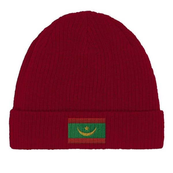 Mauritanian Lippu Punaisena Röd