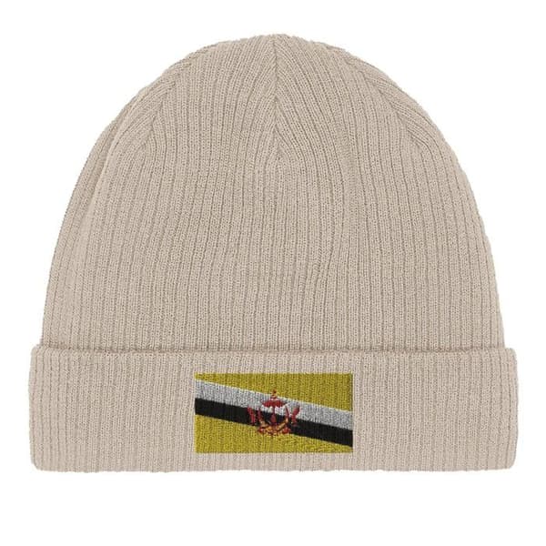 Bonnet Flag Brunei i Beige Beige