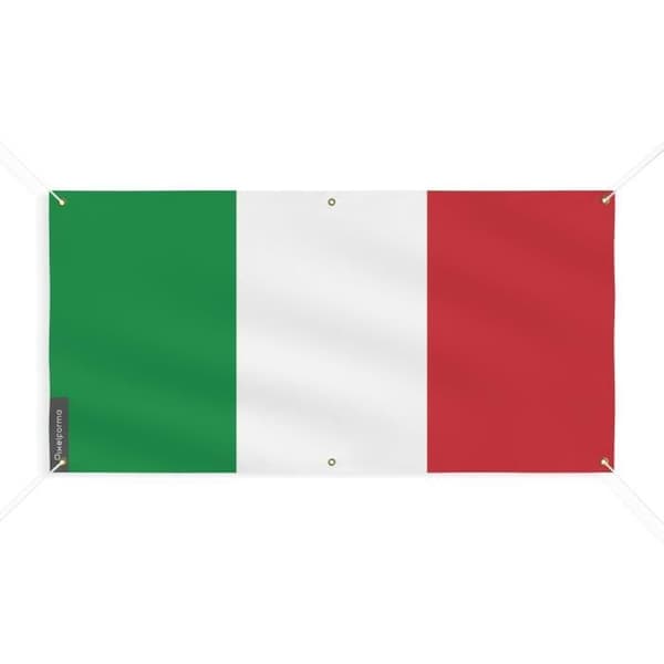 Italian lippu 6 silmukkaa 130x260cm polyesteriä