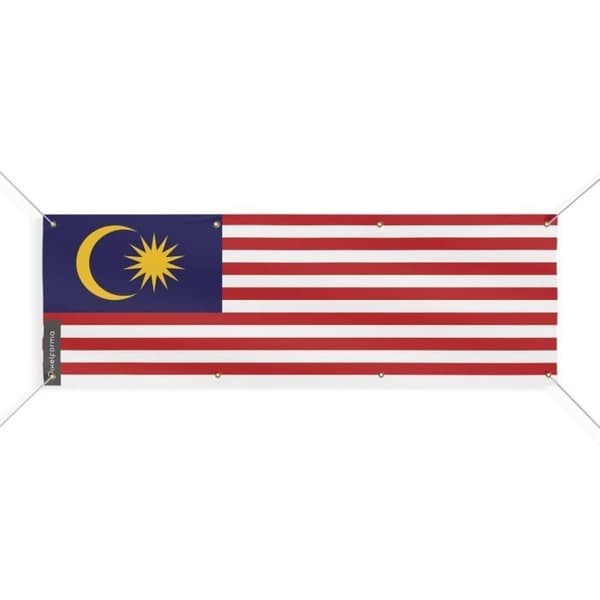 Malesian lippulippu 8 silmukkaa 50x150 cm