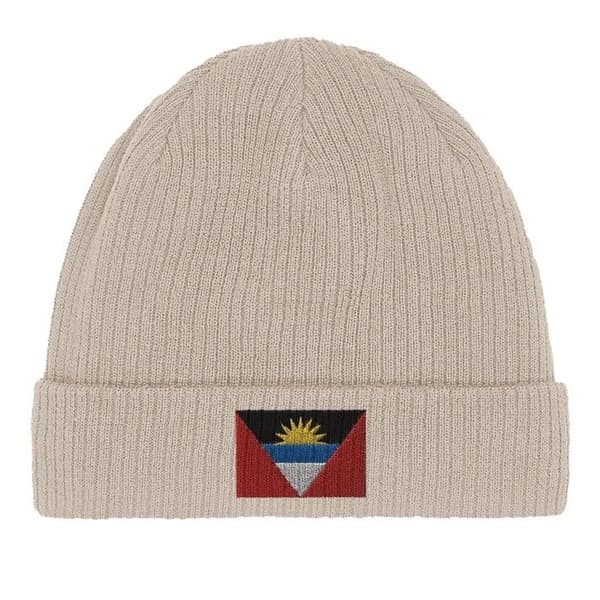 Hætteflag Antigua-og-Barbuda i Beige Beige