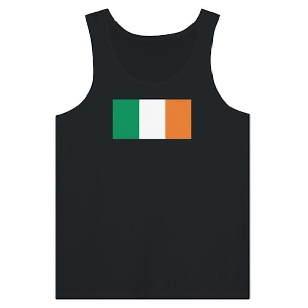 Ireland Flag Tank Top i sort Svart XL